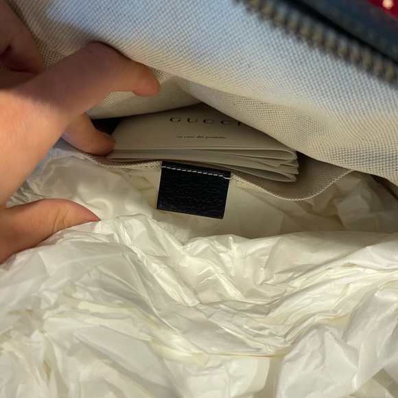 Sold!!! GUCCI GG Red Velvet BACKPACK - Picture 7 of 10